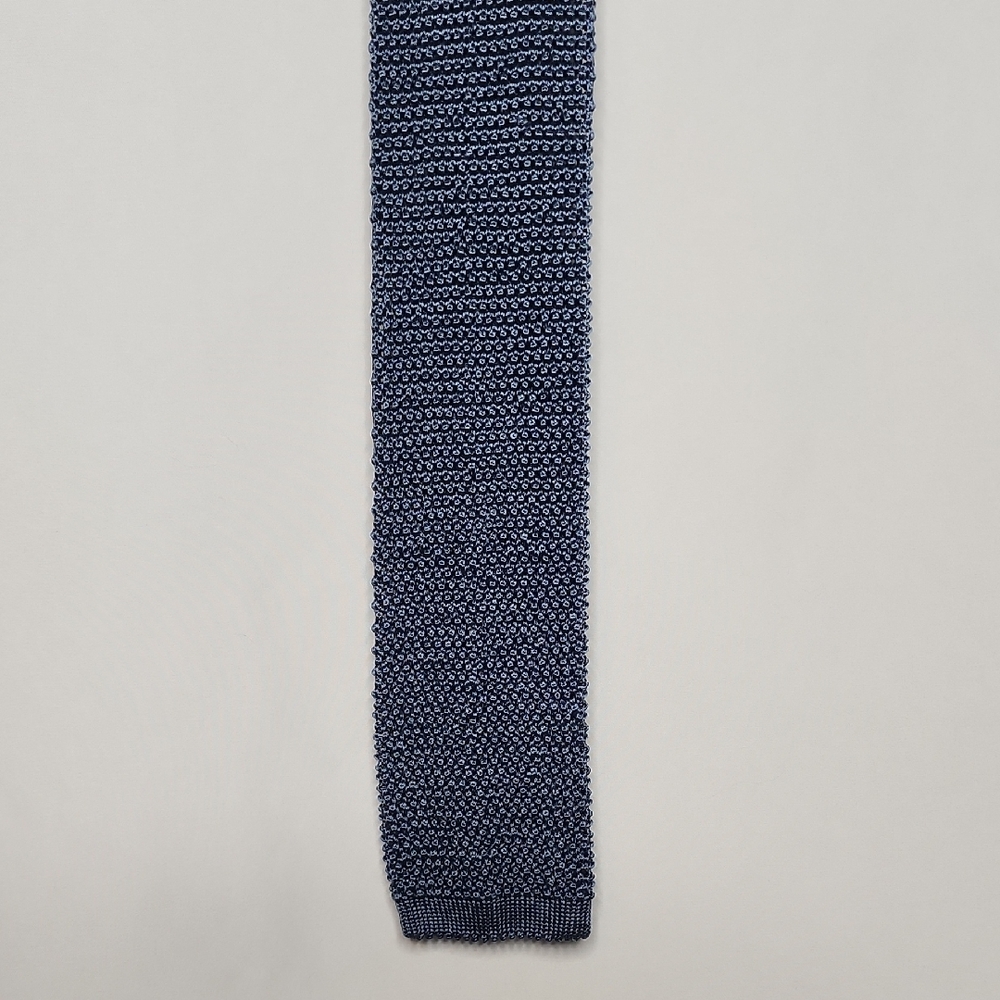 Paul Stuart Navy Silk Knit Tie